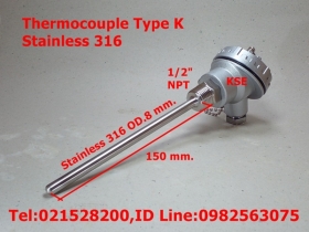 จำหน่าย Thermocouple Type K SS316