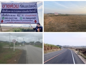 ด่วน ขายที่ดินแม่สอด-ห้วยกระโหลก 42 ไร่ ที่ดินมีโฉนด นส.4 ครุฑแดง