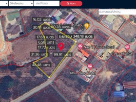 ขายที่ดินตัดแบ่งขายได้  3 ไร่ 1 งาน 59.7 ตารางวา น่าน  ที่ตั้ง :