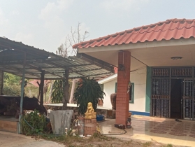 ขายที่ดินพร้อมบ้าน 1 หลัง เจ้าของขายเอง อำเภอกบินทร์บุรี