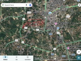 ขายที่ดินเปล่าติดถนนเลี่ยงเมืองตรังด้านใต้ฝั่งตะวันตก  ตำบลควนปริ