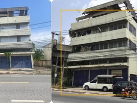 ขายที่ดิน พร้อมตึก 124 ตารางวา 3 ชั้นครึ่ง สุขาภิบาล 5